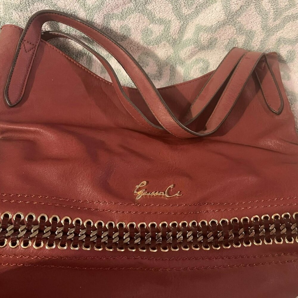 Gussaci - Reddish Brown Handbag - some wear pictured